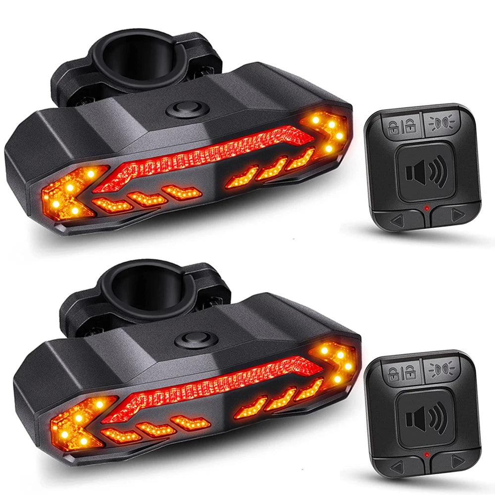 Elecpow Smart Bike Taillight Anti Theft Alarm With Remote