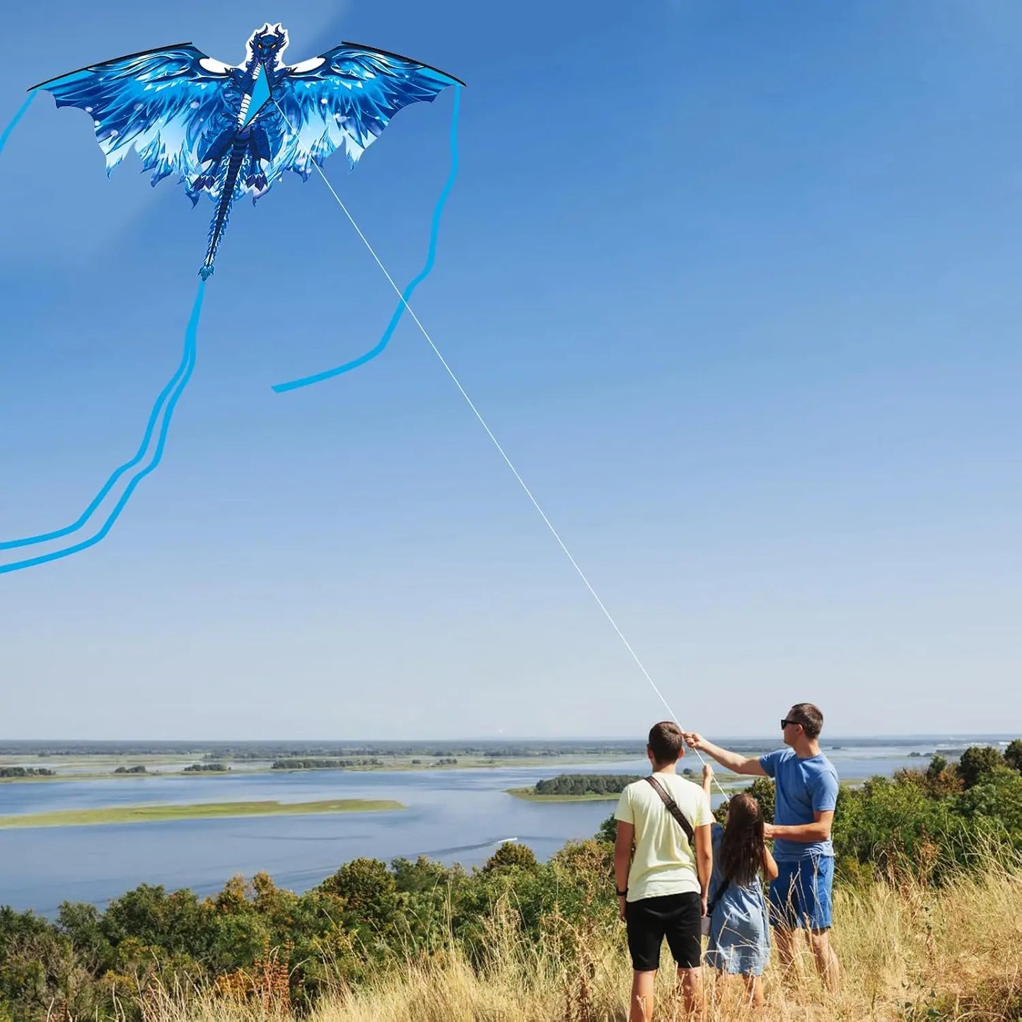 Dragon Kite For Adults And Kids Easy To Fly For Beginners Beach Park Fun
