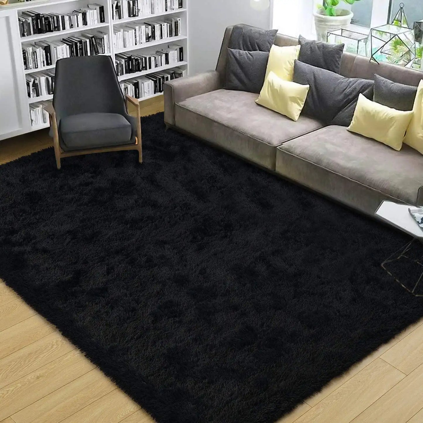 Fluffy Rugs for Bedroom Fuzzy Area Rugs for Living Room Soft Kids Carpet Non Slip for Hardwood Floors Room Decor