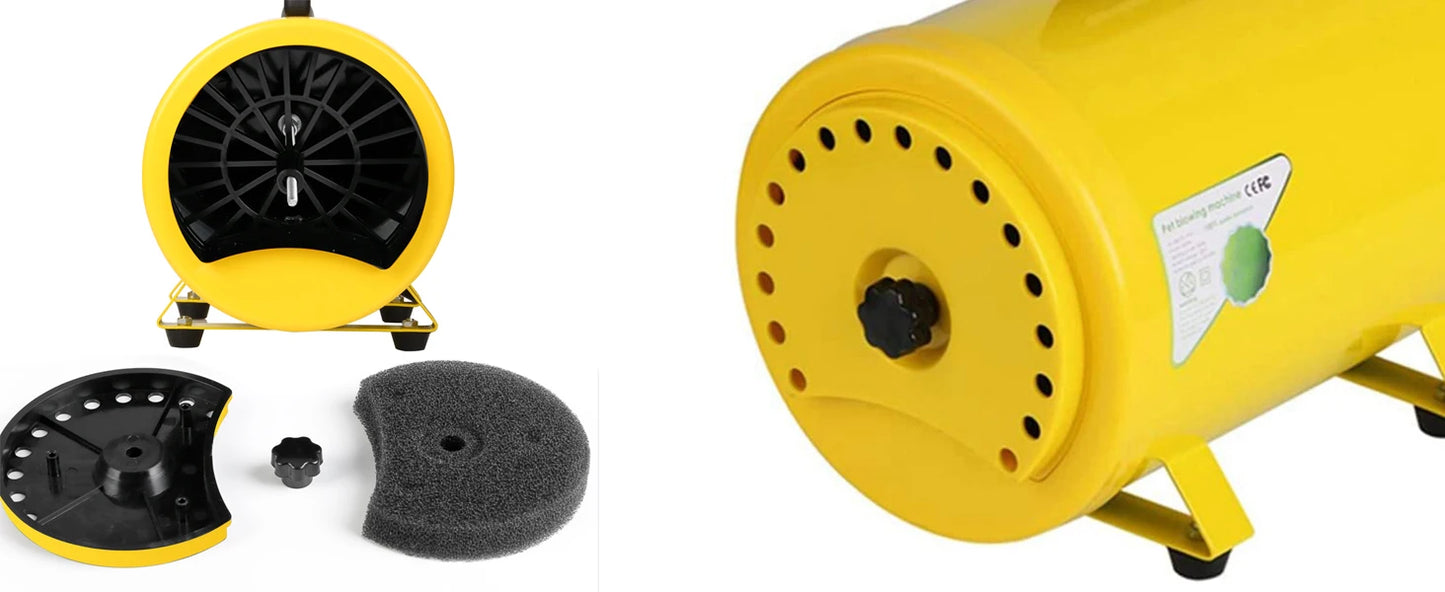 Dog Hair Dryer For Large Dogs Grooming Blower With Heat