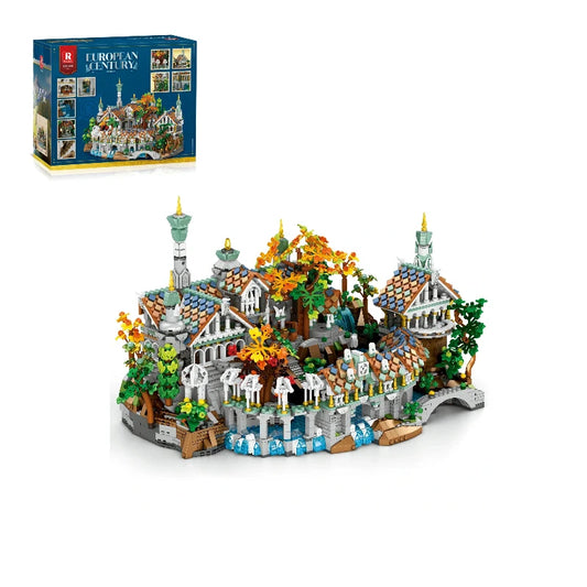 4406Pcs Rivendell Medieval Castle MOC Modular Building Blocks Lego Compatible