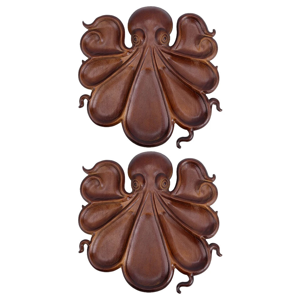Octopus Charcuterie Platter Wood Serving Tray For Home Use