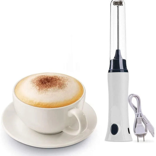 Electric Milk Foamer Wireless Coffee Frother Handheld Mixer
