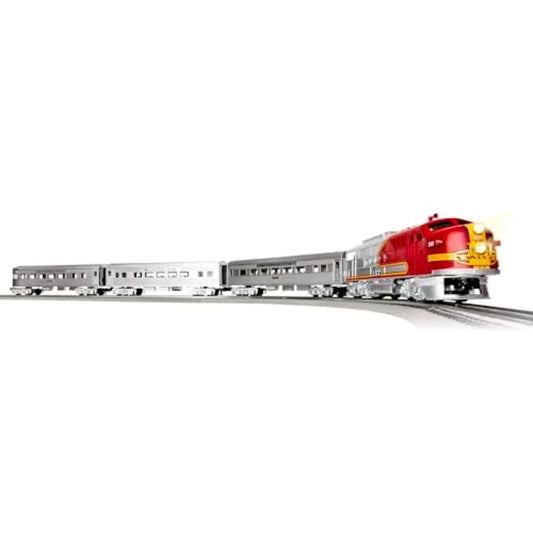 Electric O Gauge Lionel Santa Fe Super Chief Train Set Bluetooth Remote Control