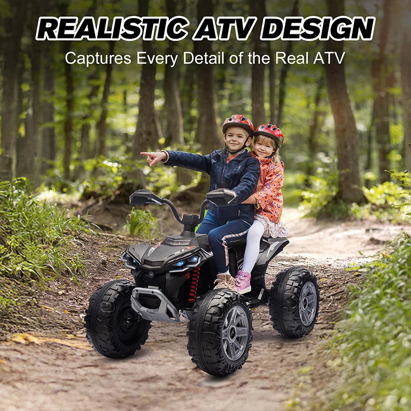 24V Kids Electric Vehicle 4 Wheeler Ride On Toy Car Gift