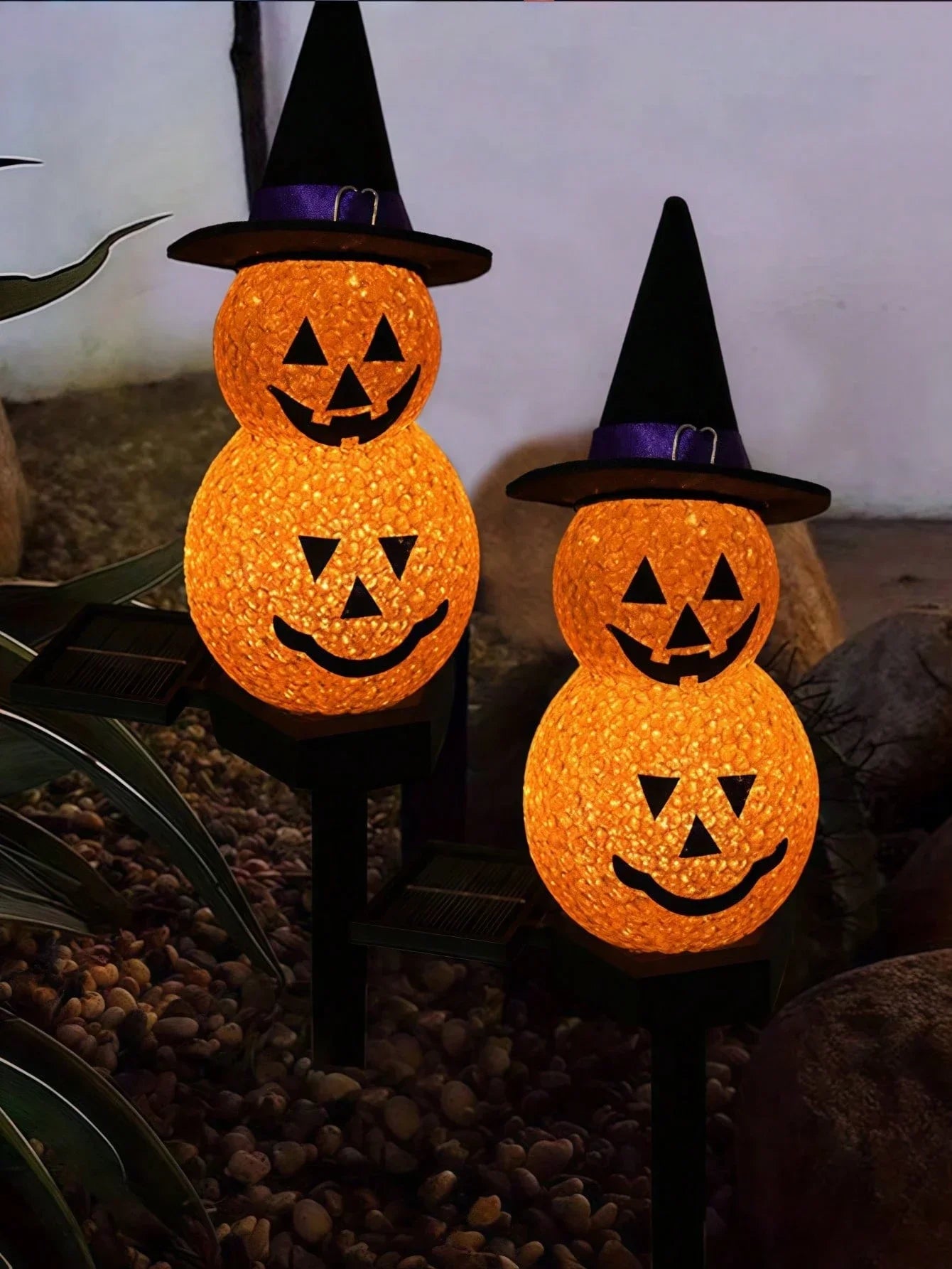 Halloween Pumpkin Solar Lawn Light Decorative Outdoor Garden