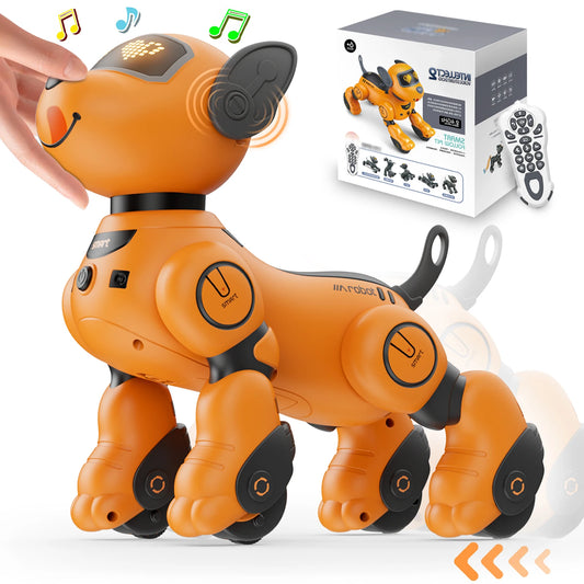 VATOS Robot Dog Toy 2.4GHz Remote Control Puppy With Voice And Touch