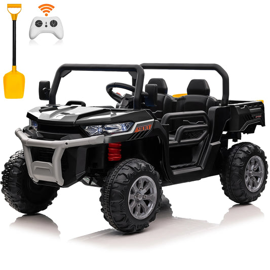 24V Ride On Dump Truck 2 Seater Kids UTV Electric Car Remote