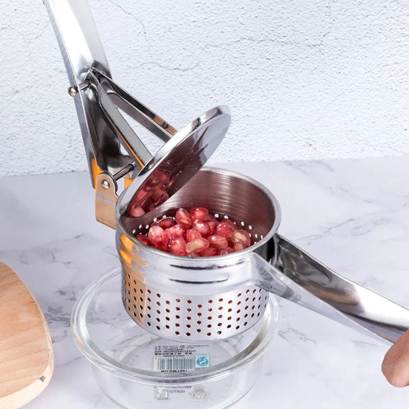 Stainless Steel Potato Masher Ricer Puree Press Kitchen Tool
