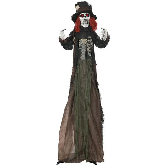 Life Size Outdoor Halloween Zombie Animatronic With Sound