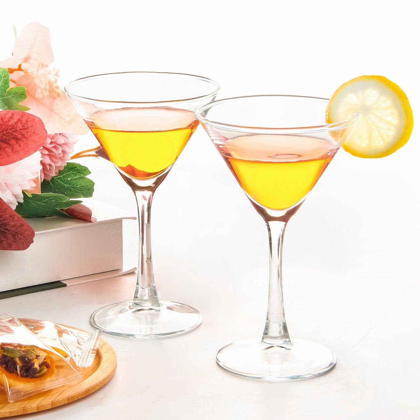 Six Ounce Cocktail Glasses Shatterproof Dishwasher Safe