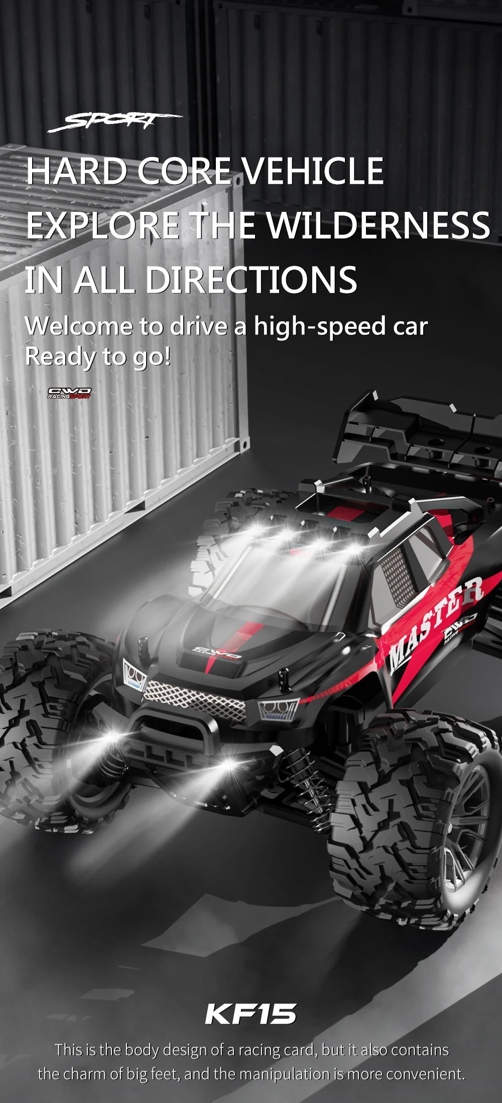 KF15 RC Car High Speed 40 KMH Off Road 2 4G Remote Control
