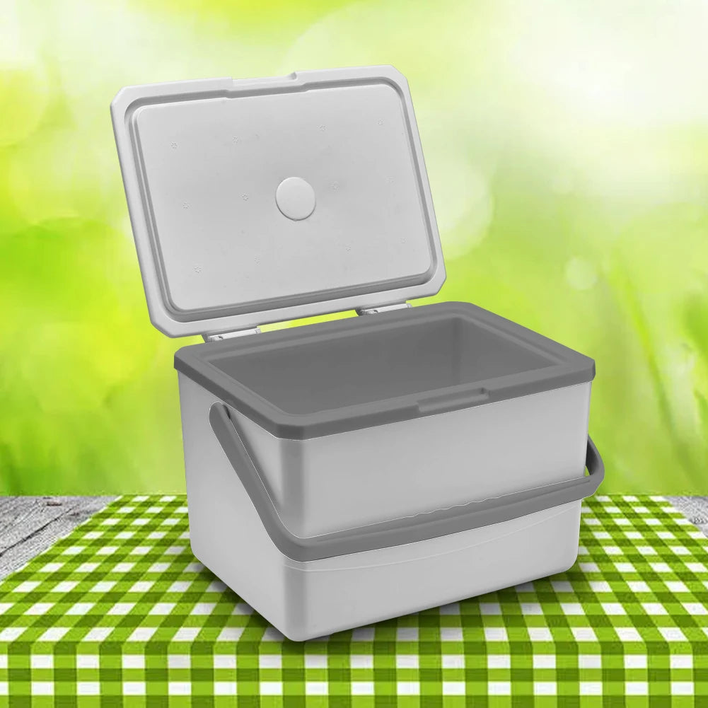 5L Insulated Portable Cooler With Handle Car Refrigerator For Camping Tailgating