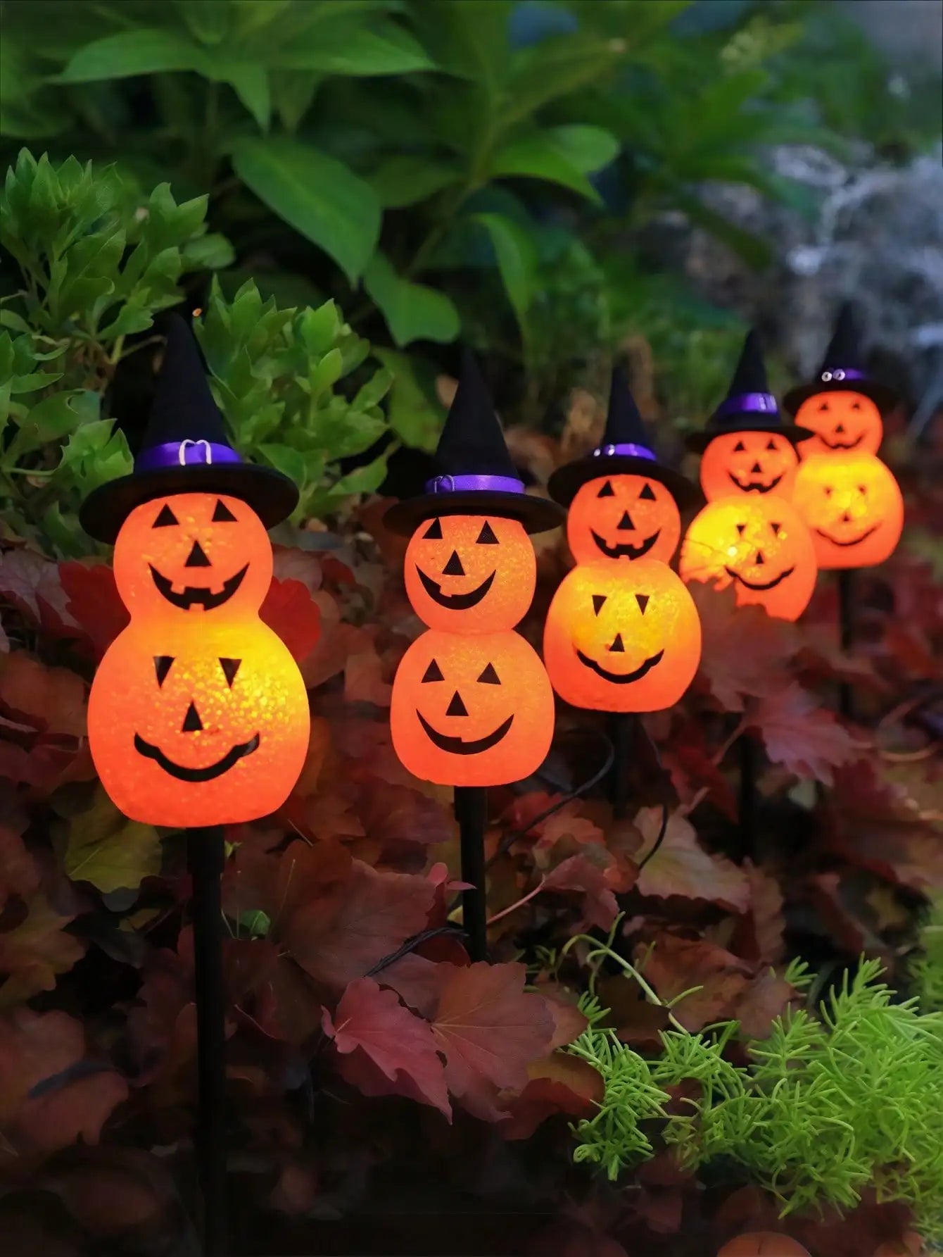 Halloween Pumpkin Solar Lawn Light Decorative Outdoor Garden
