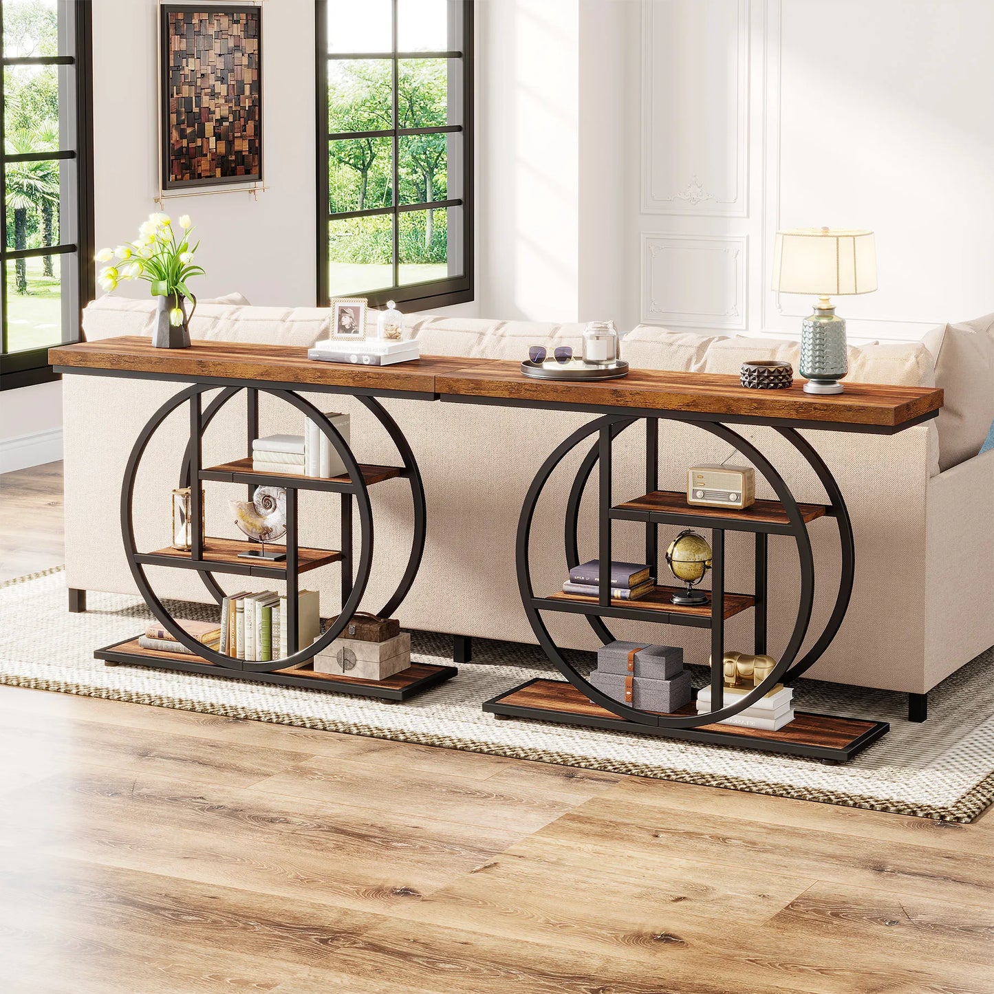 Tribesigns 41.3 Inch Console Table Four Tier Entryway