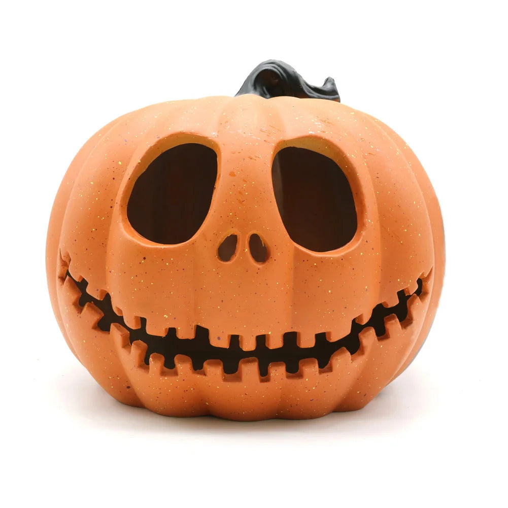 Halloween Pumpkin LED Lamp Creative Lantern Decoration Flashing Ghost Festival Indoor Garden Decor
