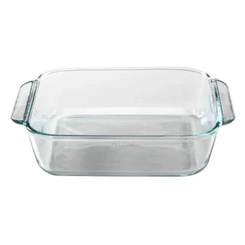 Basics Glass Bakeware Set Value Pack Two Piece Durable Tempered Glass Cookware