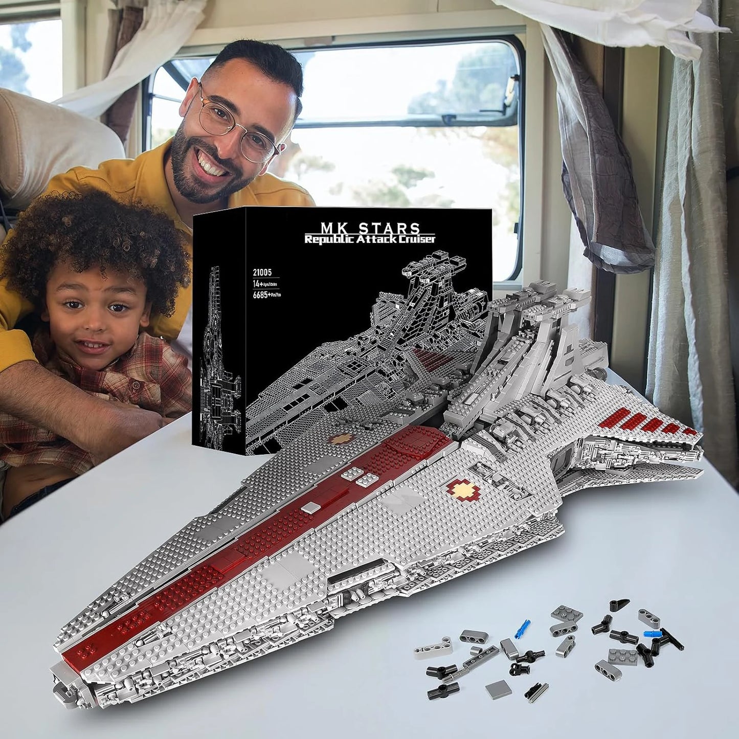 Mould King 21004 Super Star Destroyer Eclipse Class Imperial Building Block Set