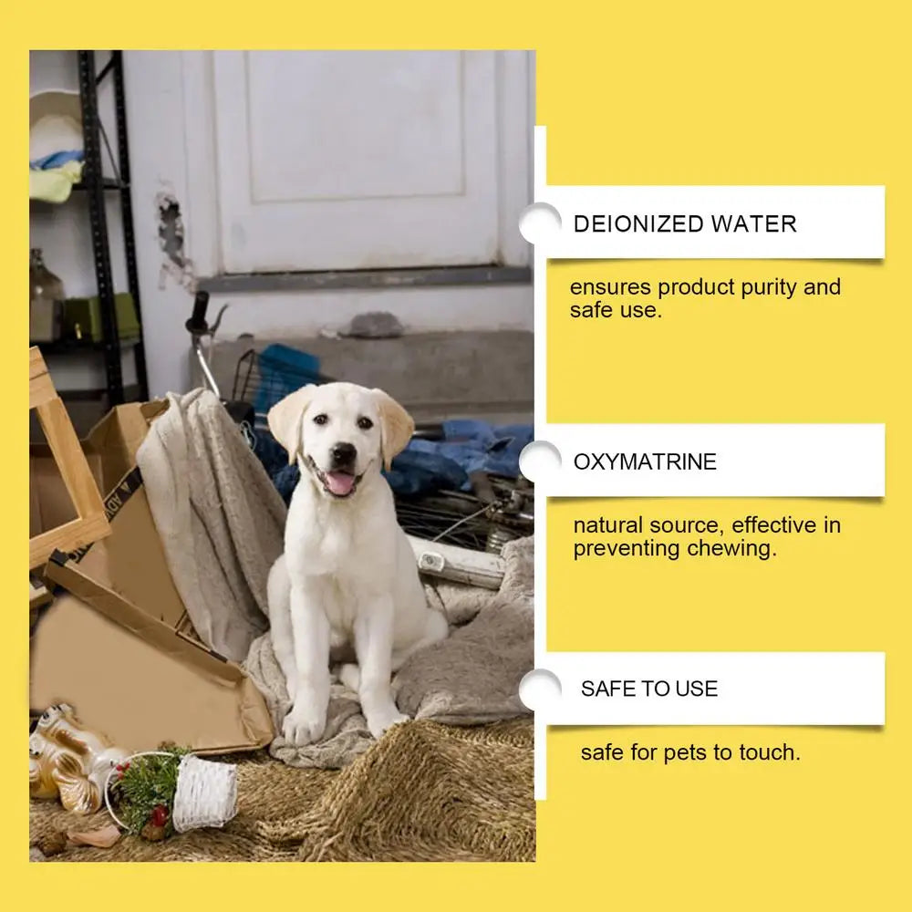 Anti Chew Spray For Dogs And Cats Stop Barking Licking Bitter Training Spray