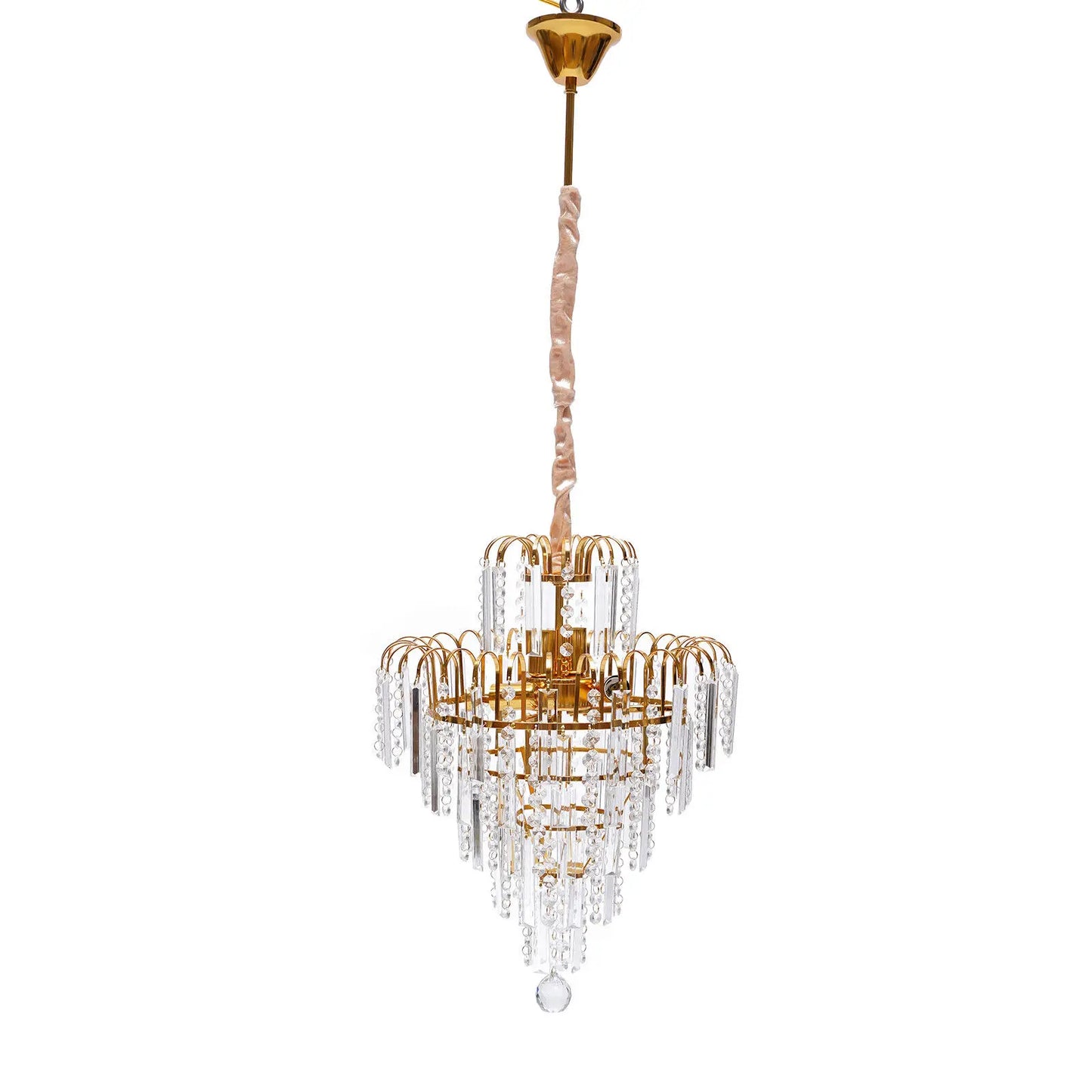 Luxury Crystal Chandelier Modern Ceiling Light Pendant Fixture E14 Elegant Lamp Decor