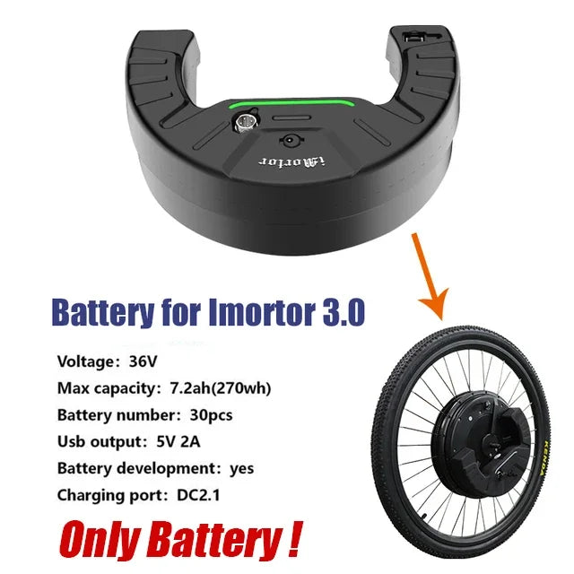 IMotor 3 Mountain Ebike Kit 36V Battery 350W Front Motor