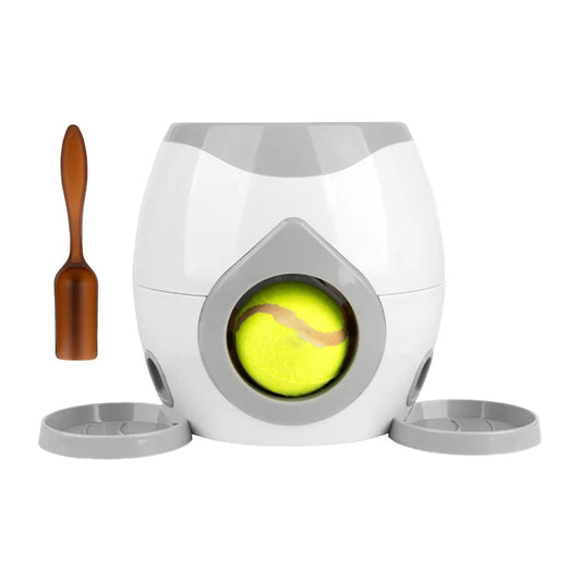 Automatic Mini Tennis Ball Launcher For Dogs Interactive Catapult Pinball Toy