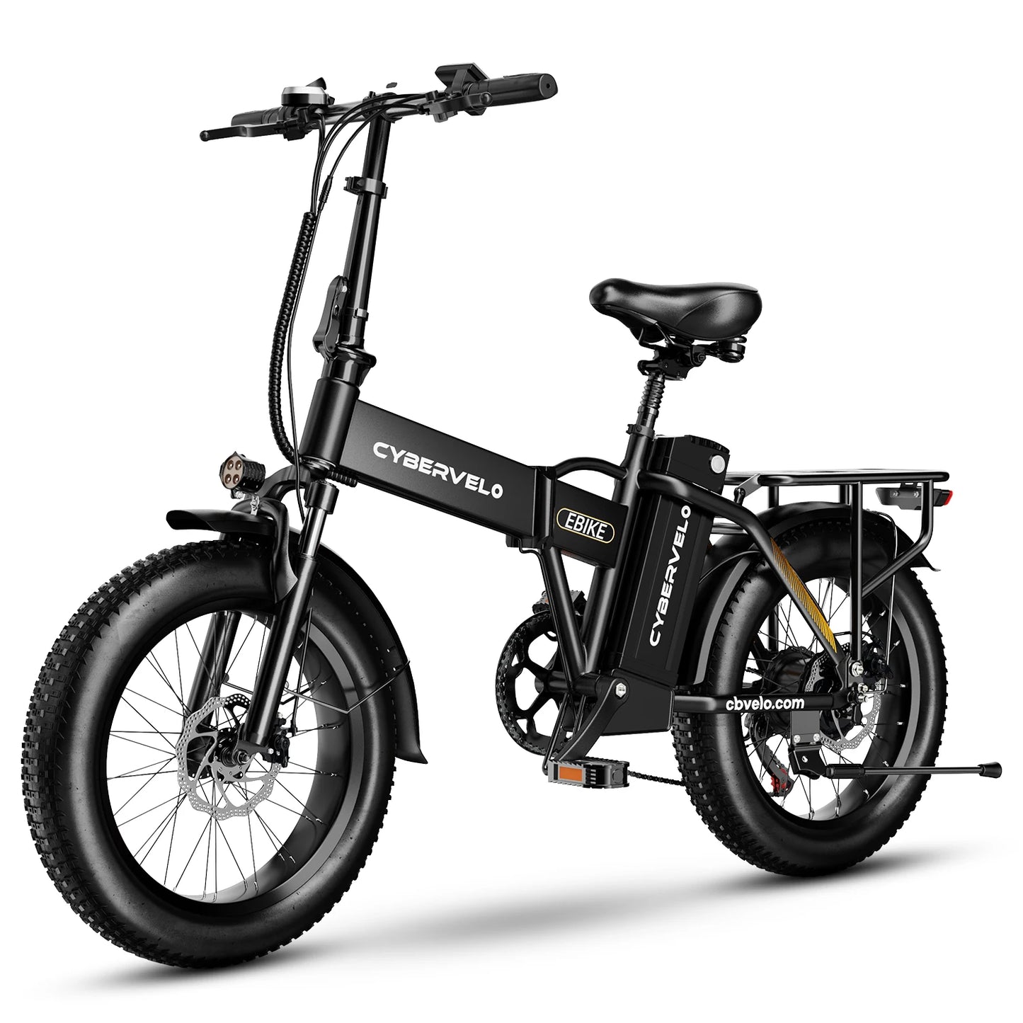 1000W Folding Electric Bike With Removable 48V 20Ah Battery