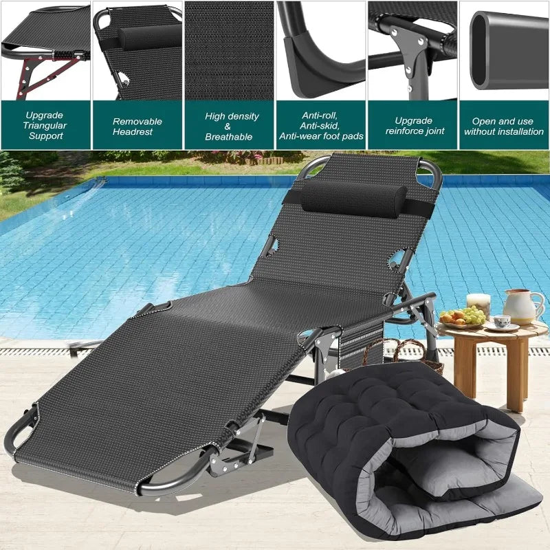 ABORON Folding Camping Cot For Adults Heavy Duty Mattress