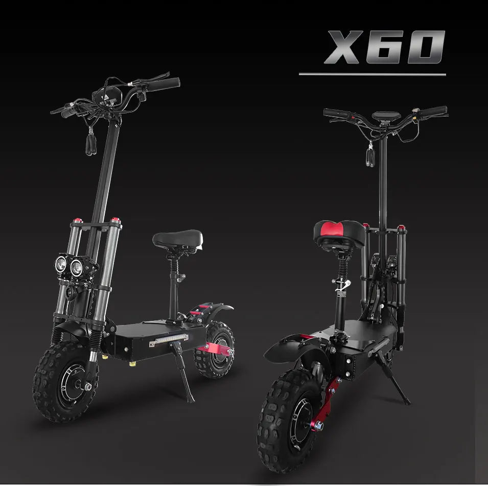 Dual Motor Electric Scooter For Adults Foldable 72V 85 KmH