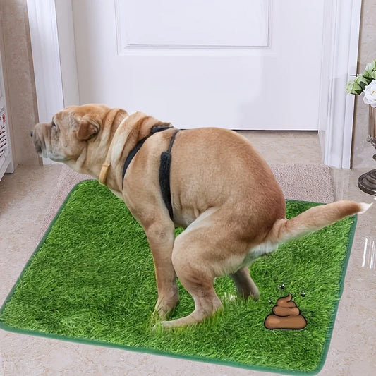 Washable Dog Grass Mat With Non Slip Backing For Training And Odor Control