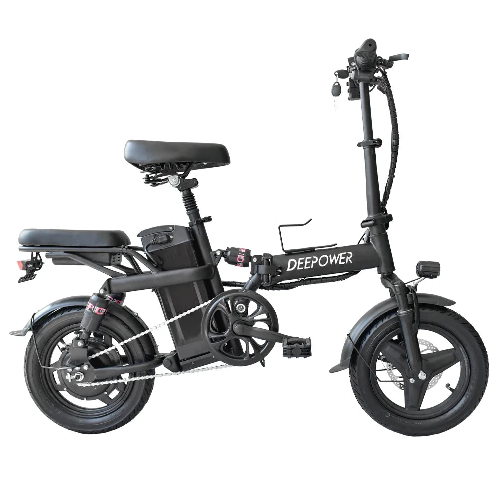 DeePower K300 Folding Electric Bike 21MPH 400W Motor