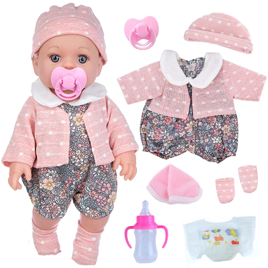 Twelve Inch Reborn Doll Washable Movable Limbs Toy For Kids