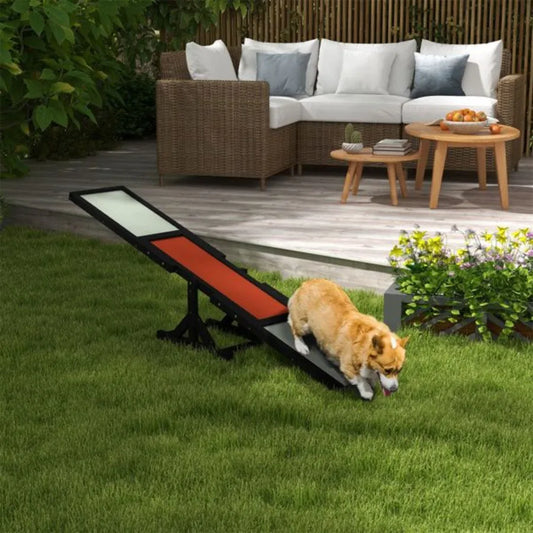 Dog Agility Ramp Pet Seesaw by Comfy Cottage Shop Store