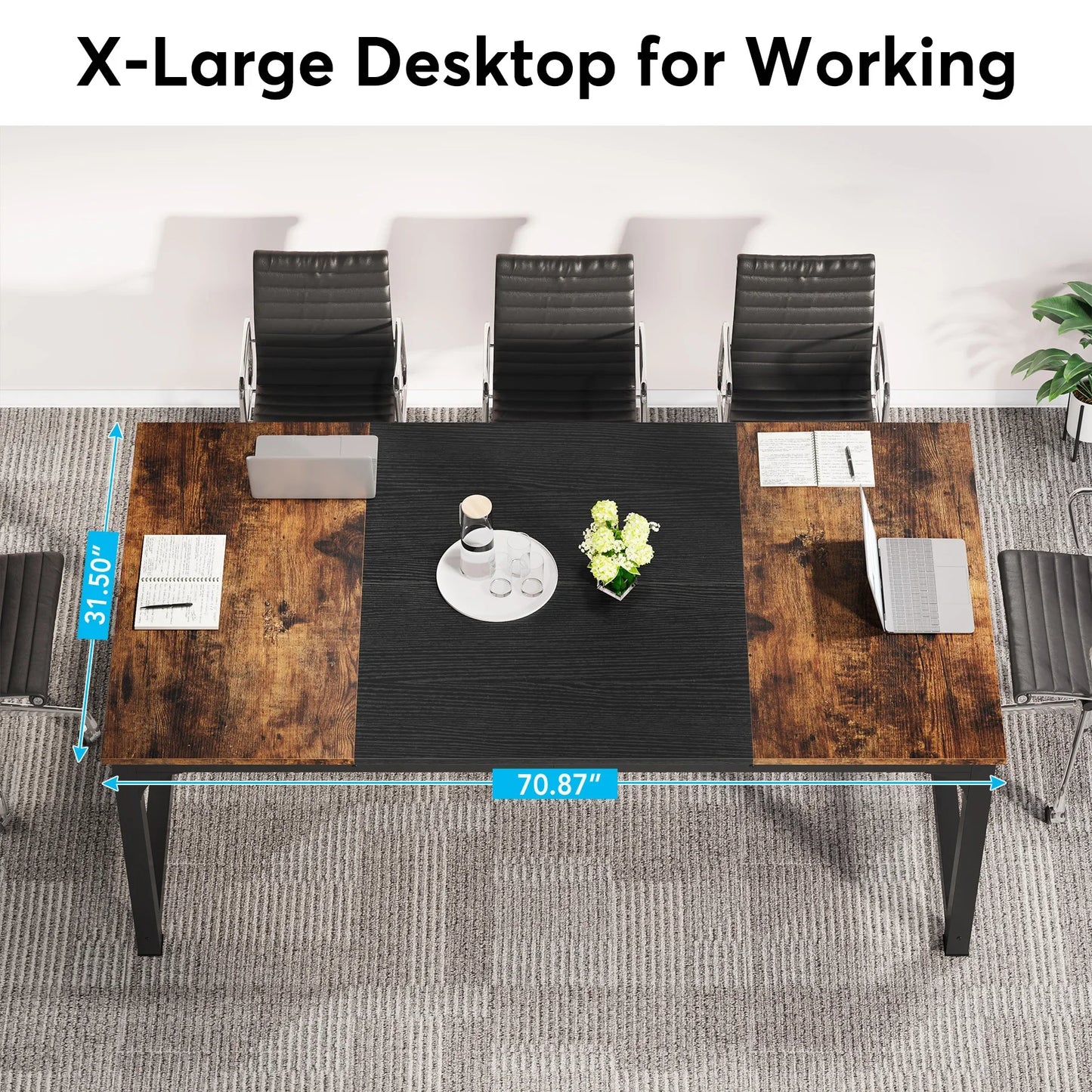 Tribesigns Modern Computer Desk Large Office Table