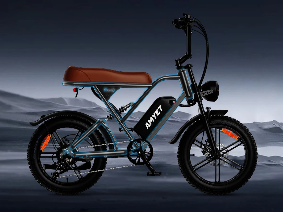 Amyet V9 G60 1000W Adults Electric Mountain Ebike 48V 20Ah