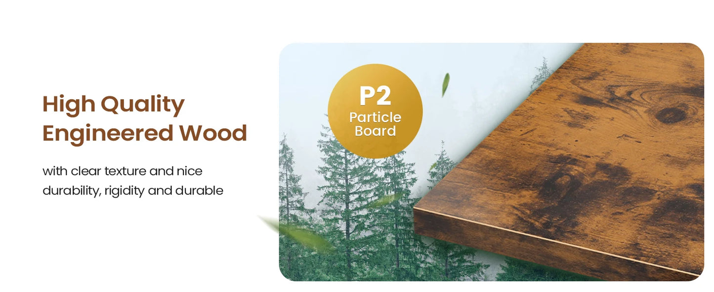 63 Inch L Shaped Corner Desk With 5 Drawers And Power Outlet For Home Office