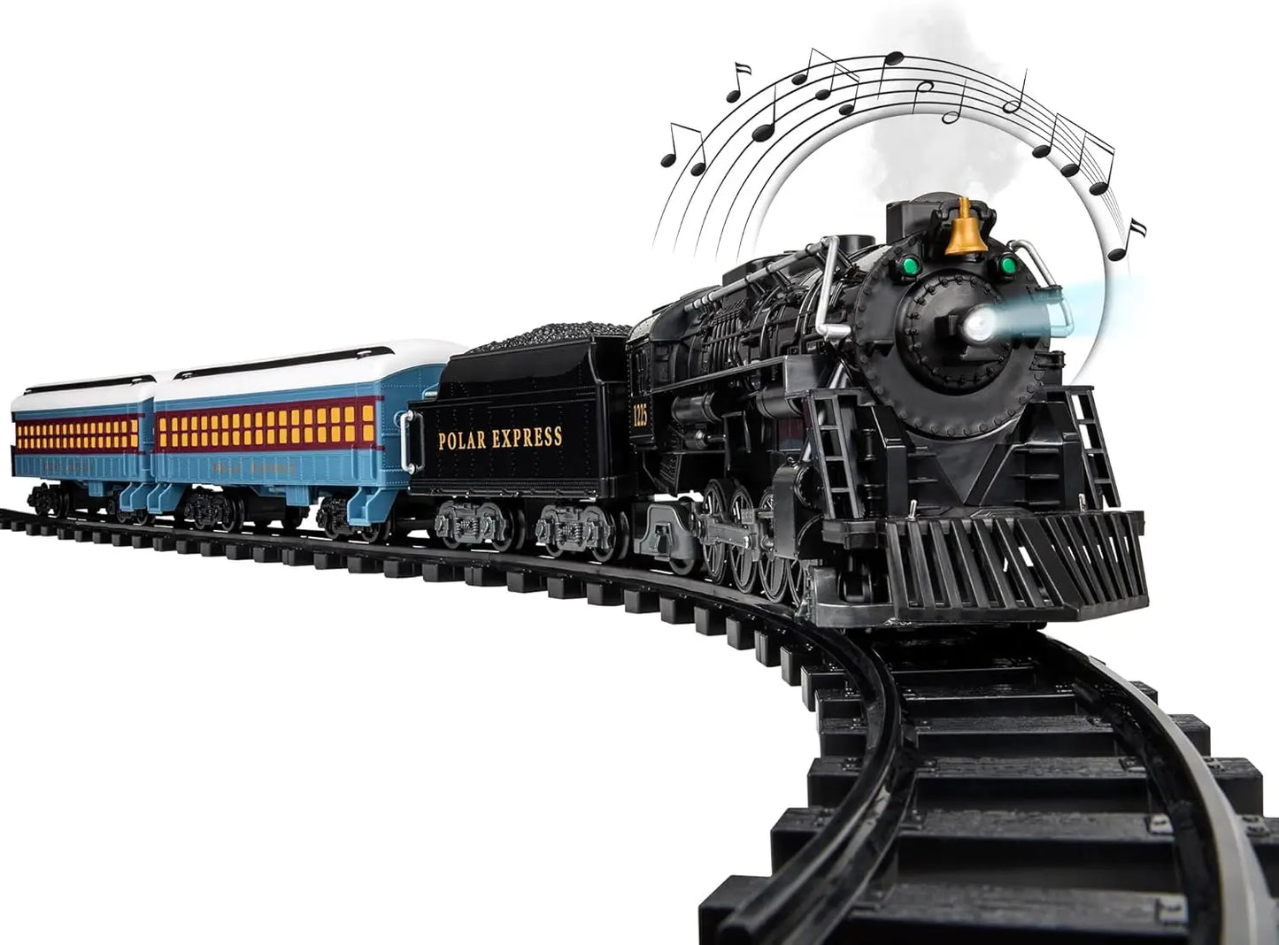 Polar Express Battery Operated Toy Train Set With Bluetooth Sounds And Track