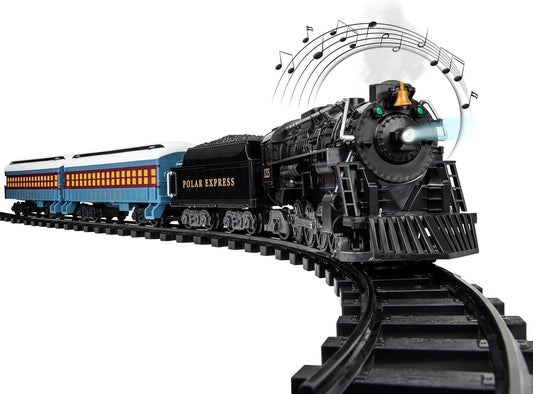 Polar Express Battery Operated Toy Train Set With Bluetooth Sounds And Track