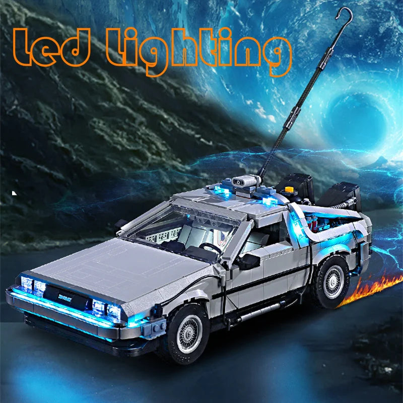 LED Lighting Kit For LEGO 10300 DeLorean Time Machine