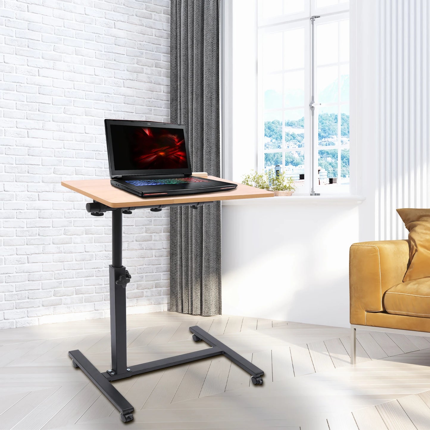 Adjustable Laptop Desk 360 Degree Rotating Tabletop Stand