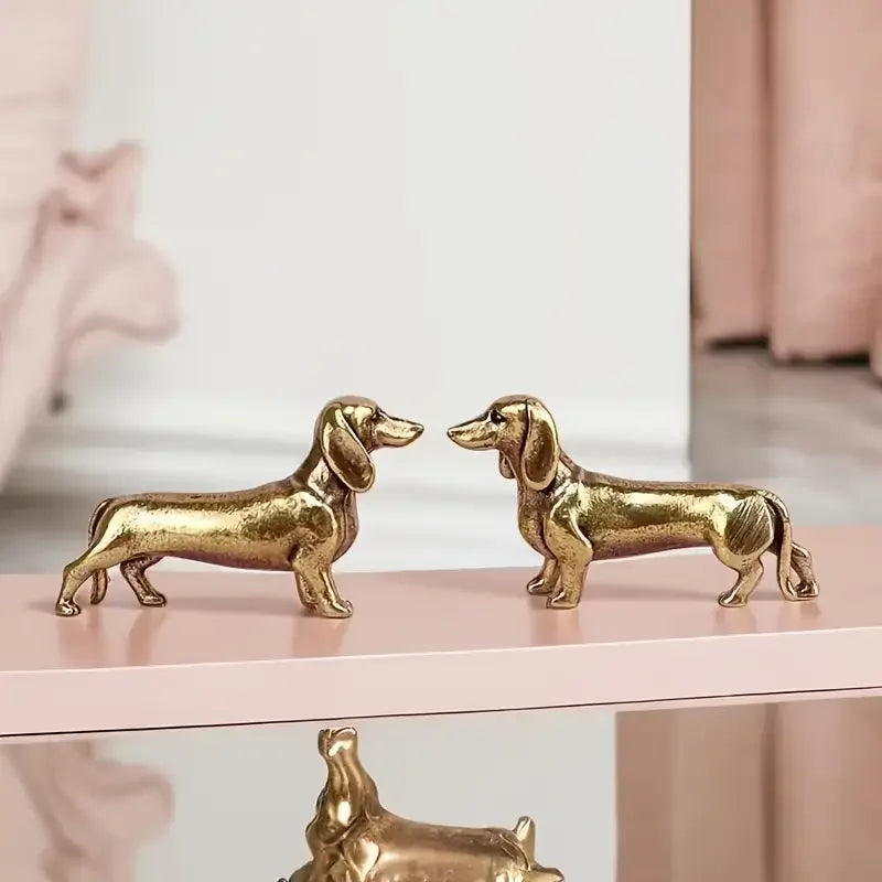 Brass Dachshund Statue Ornament Goddess Witchcraft Alien Figure Buddha Light Ganesha Nezha Decoration