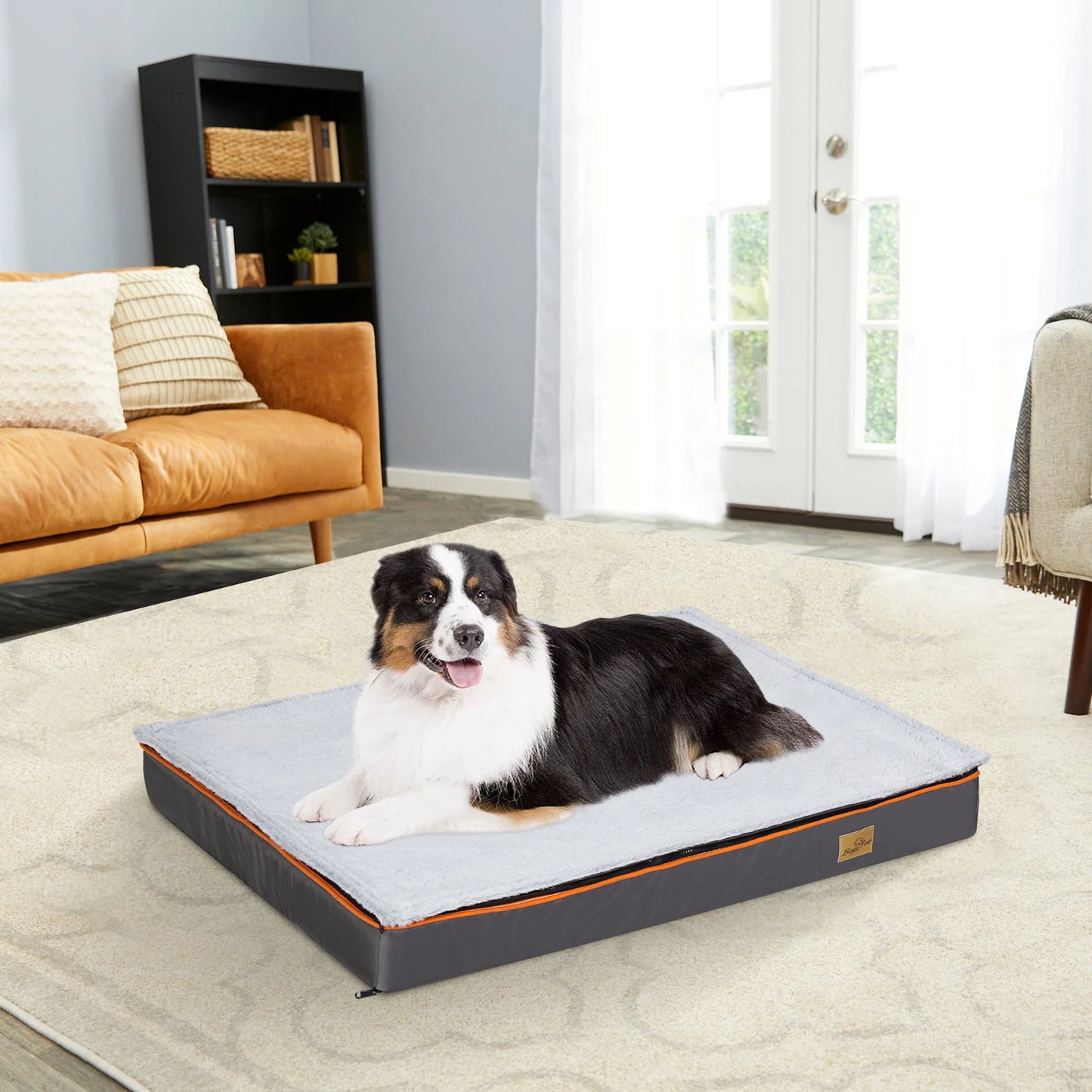 Large Orthopedic Dog Bed With Padded Foam Cushion Washable