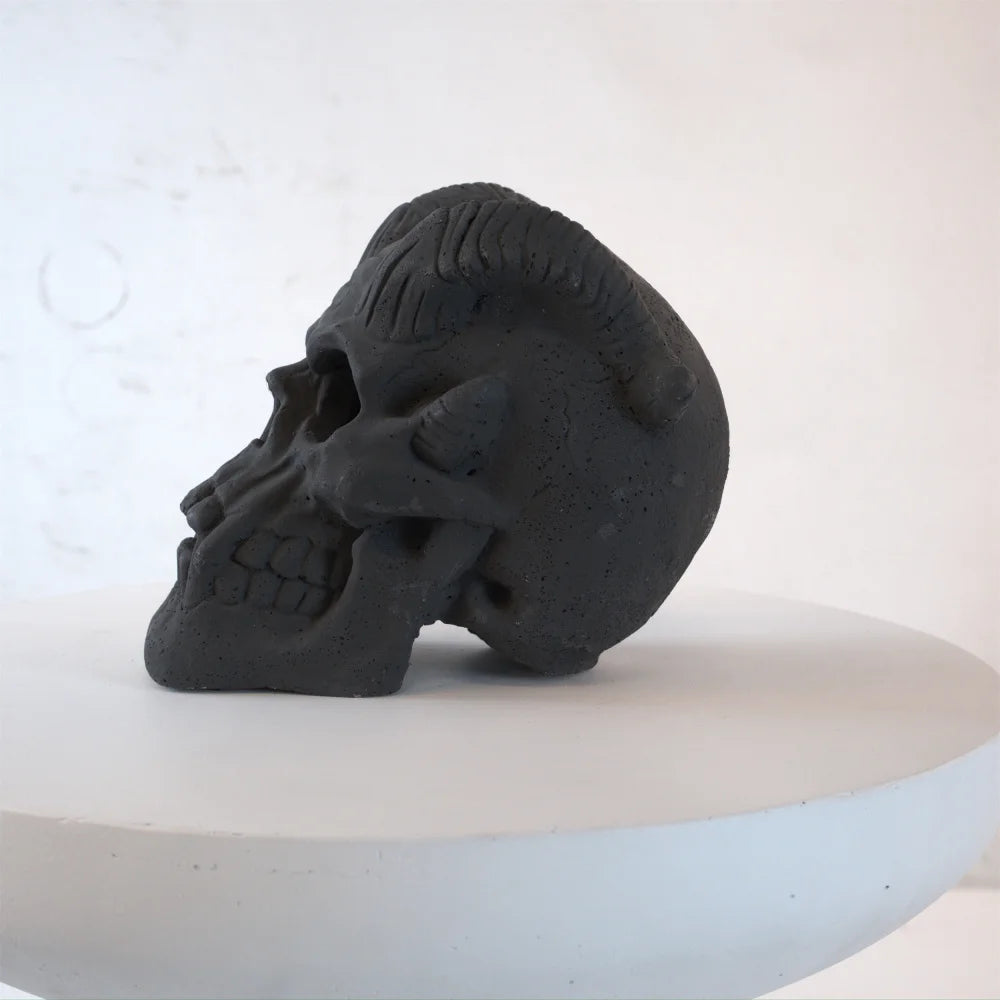 Refractory Fireproof Imitated Human Skulls Gas Log