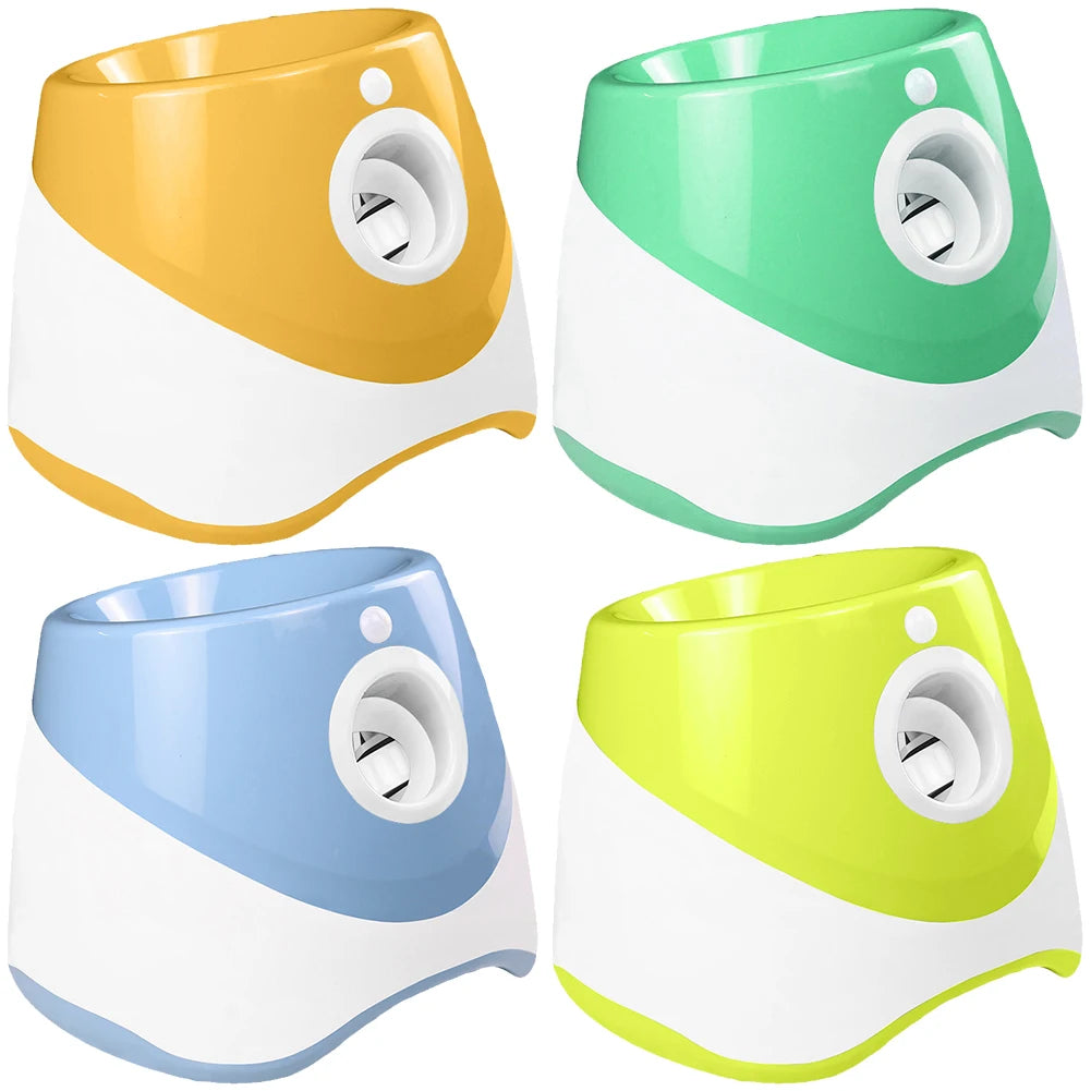Automatic Mini Tennis Ball Launcher For Dogs Interactive Catapult Pinball Toy