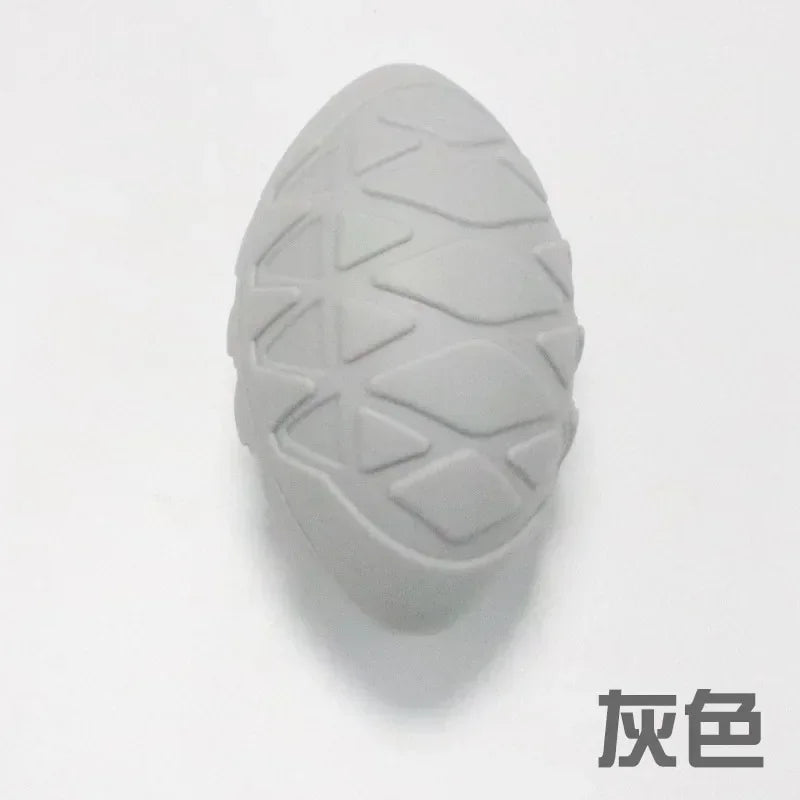 Natural Non Toxic Rubber Football Style Dog Ball Toy Chew