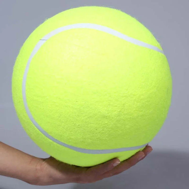 Giant Inflatable Tennis Ball for Dog Chew Toy Outdoor Play