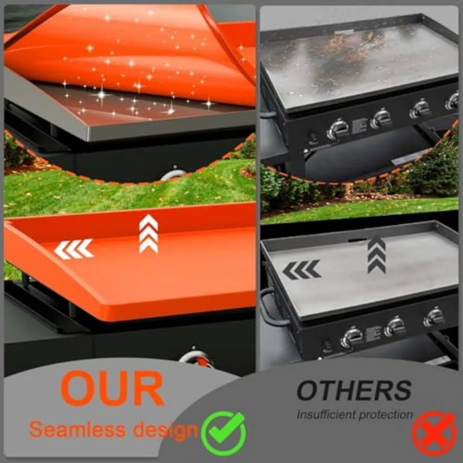 36 Inch Silicone Griddle Mat For Blackstone Anti Warp UV Resistant 4 Burner
