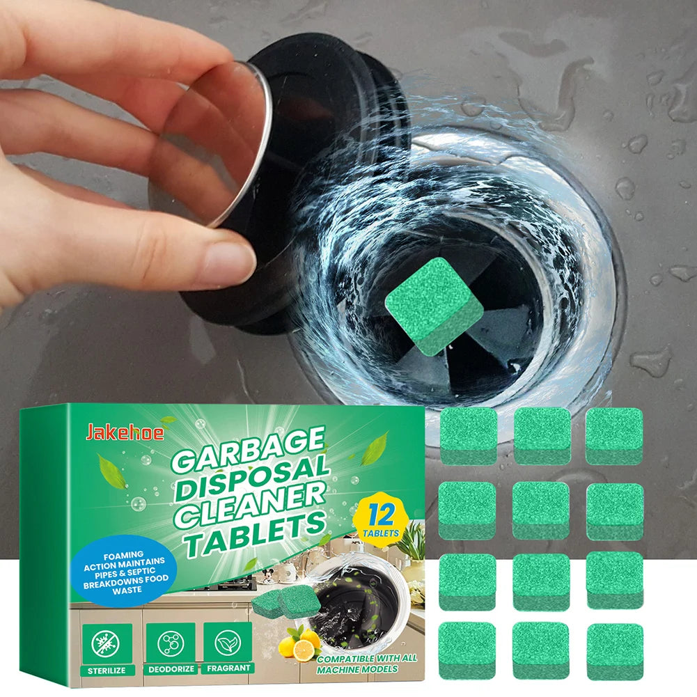 Garbage Disposal Cleaner Deodorizer Tablets Kitchen Sink