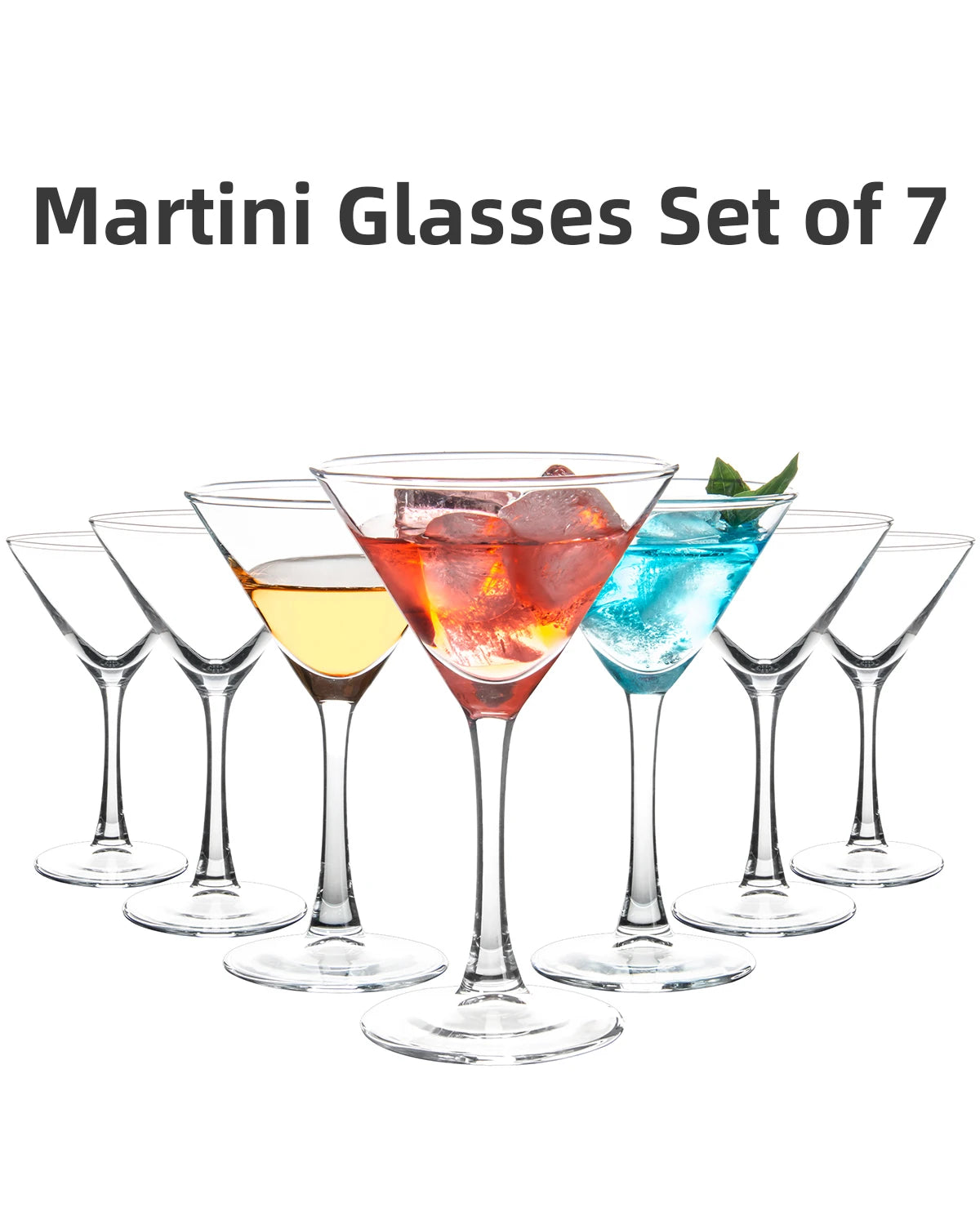 Six Ounce Cocktail Glasses Shatterproof Dishwasher Safe