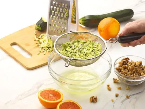 Good Cook 6 Inch Strainer Aluminum Mesh Black Silver